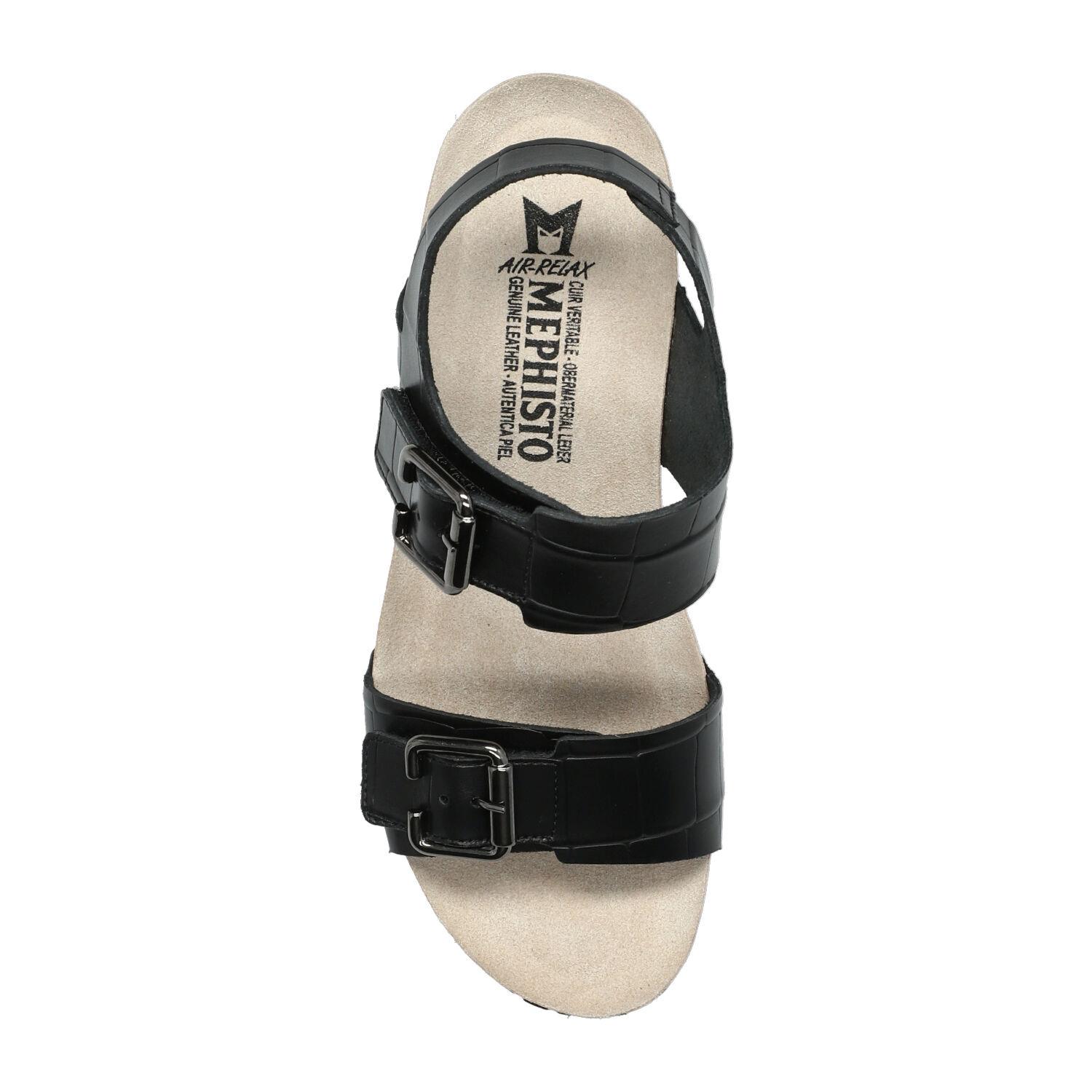 sandales femme modèle Lissandra Noir - Mephisto